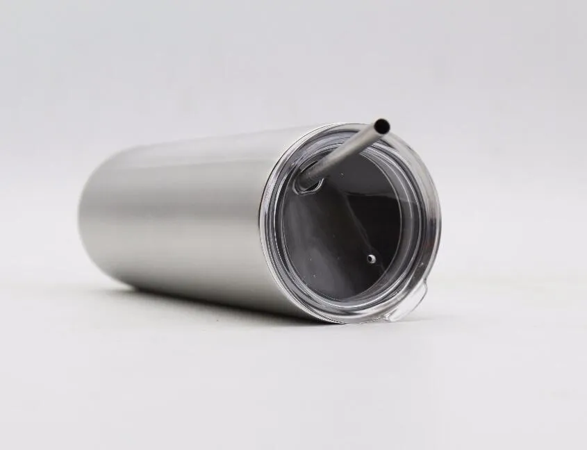 50pcs 20oz Straight Stainless Steel double wall vacuum Insulated Tumblers