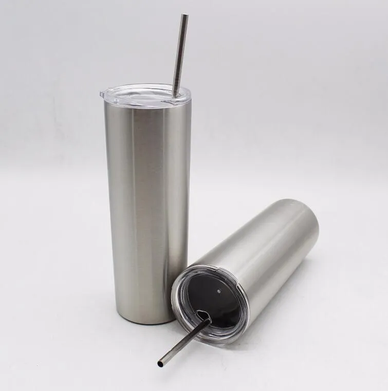 50pcs 20oz Straight Stainless Steel double wall vacuum Insulated Tumblers