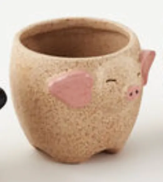 Farm Animal Plant Pot, 4 Styles