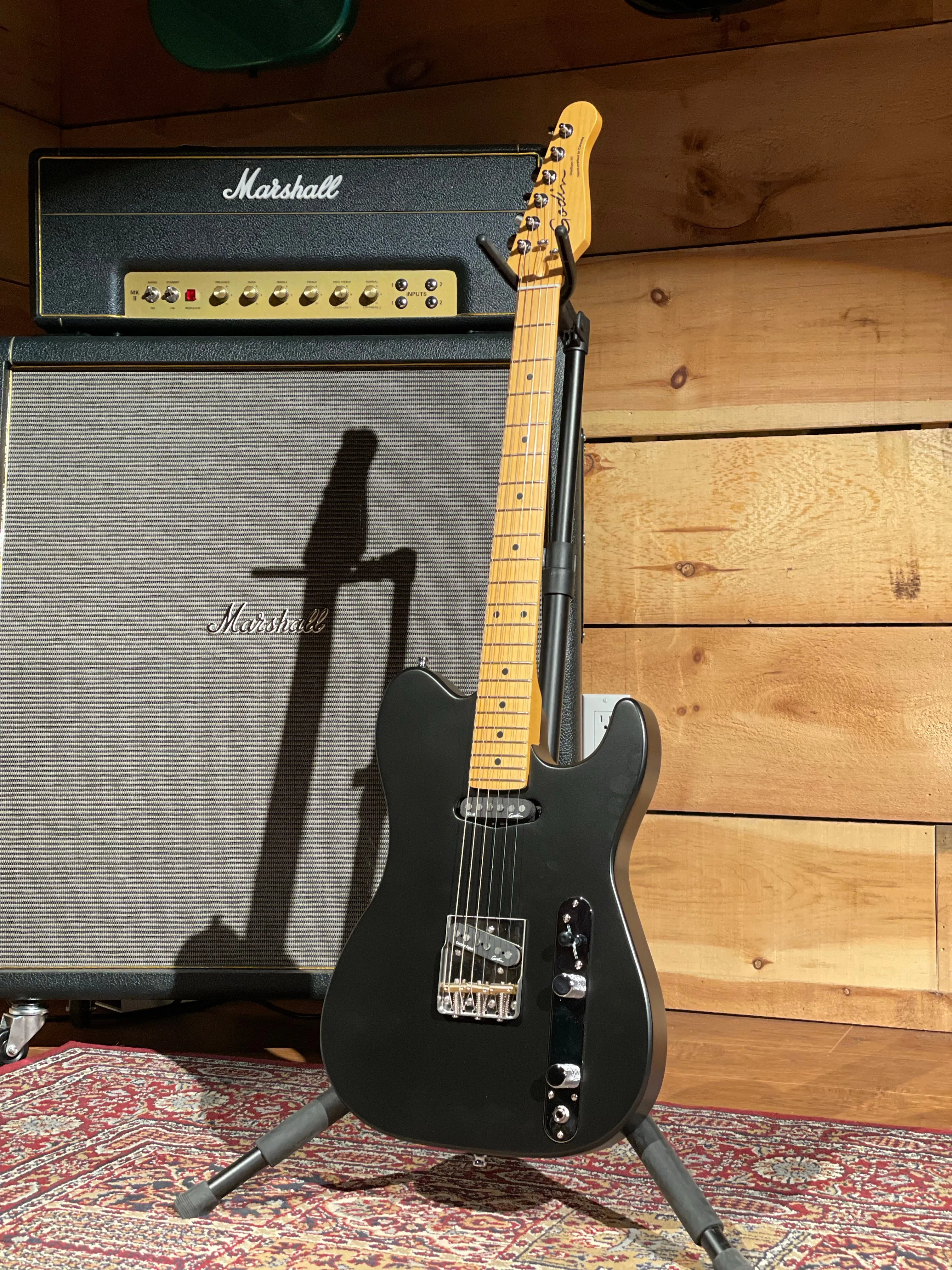 Godin Stadium HT, Maple Neck, Matte Black