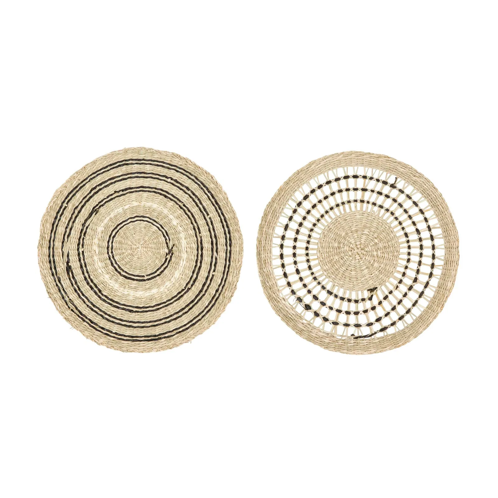 Handwoven Seagrass Placemat, 2 Styles
