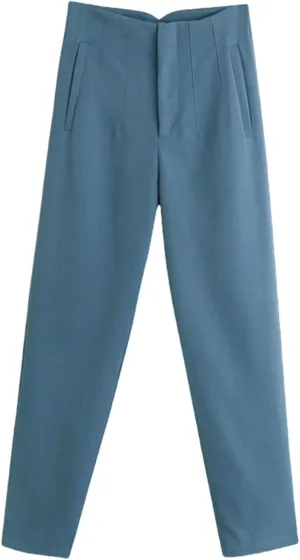 High Waisted Slim Fit Trousers for Women,Womens Wide Leg Pants,Dress Pants for Women,Womens Trousers