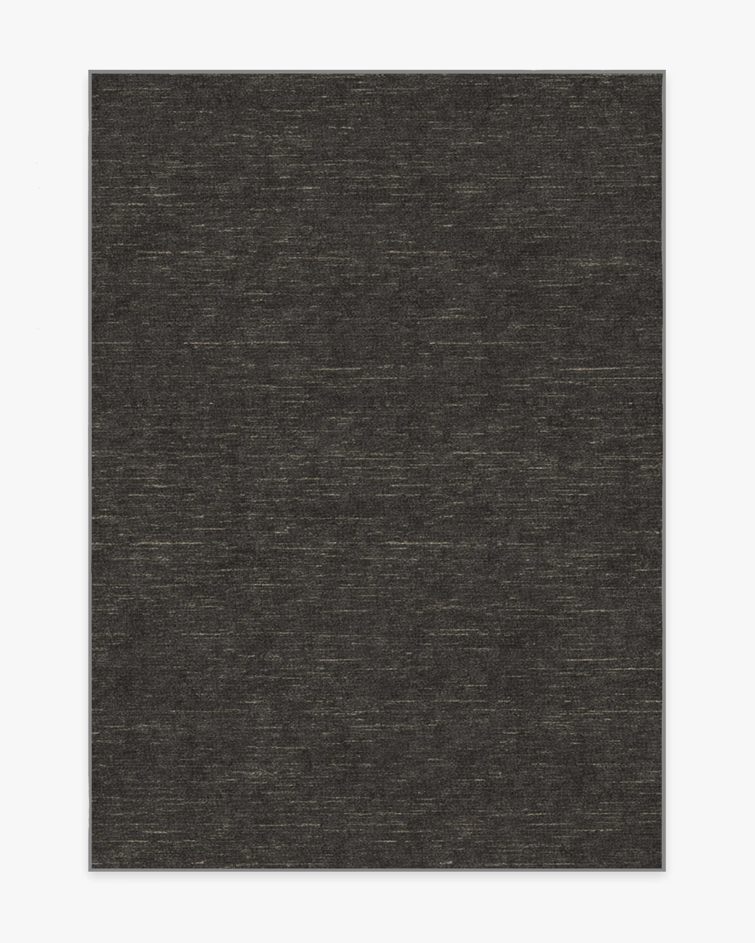 Melange Solid Charcoal Rug
