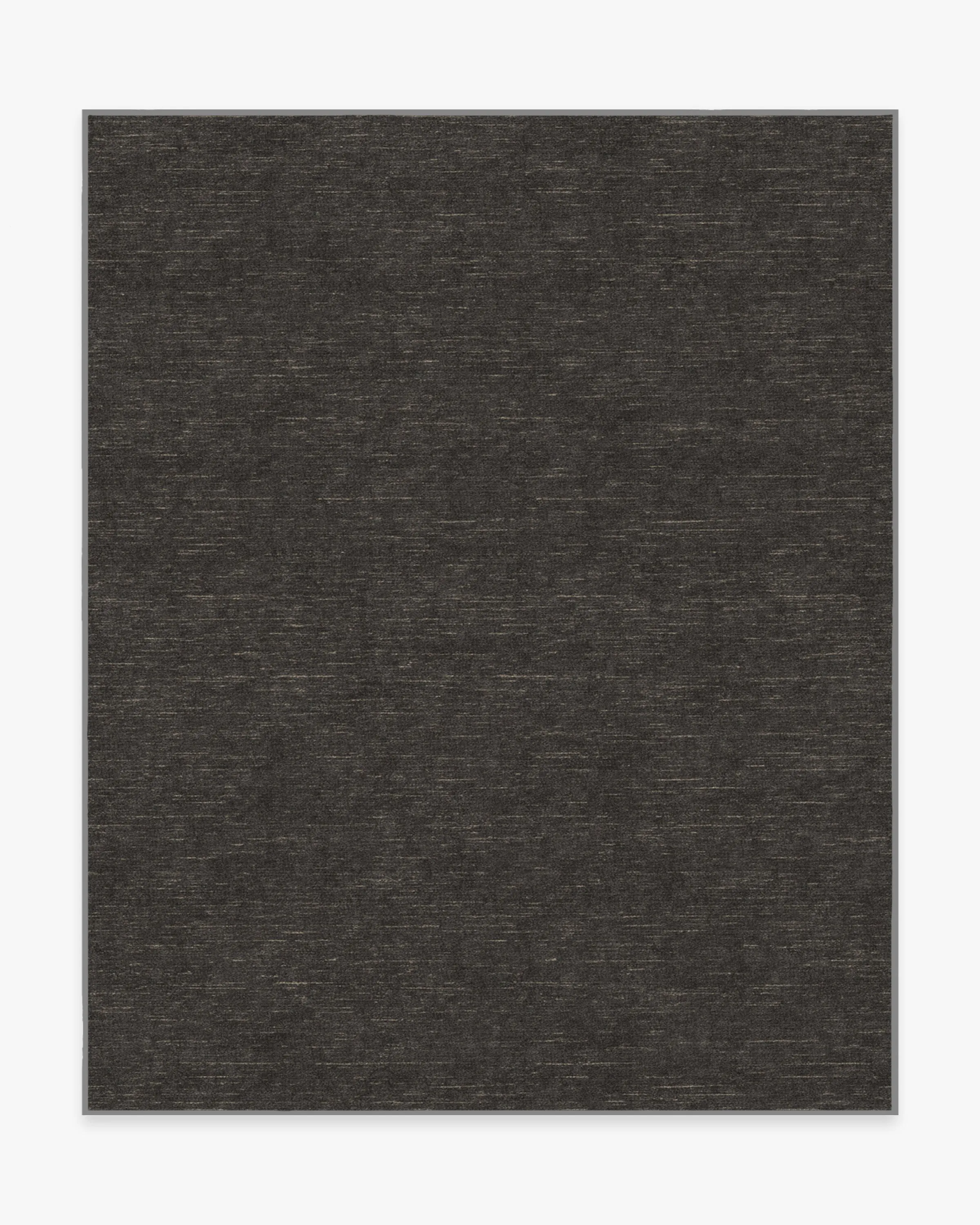 Melange Solid Charcoal Rug