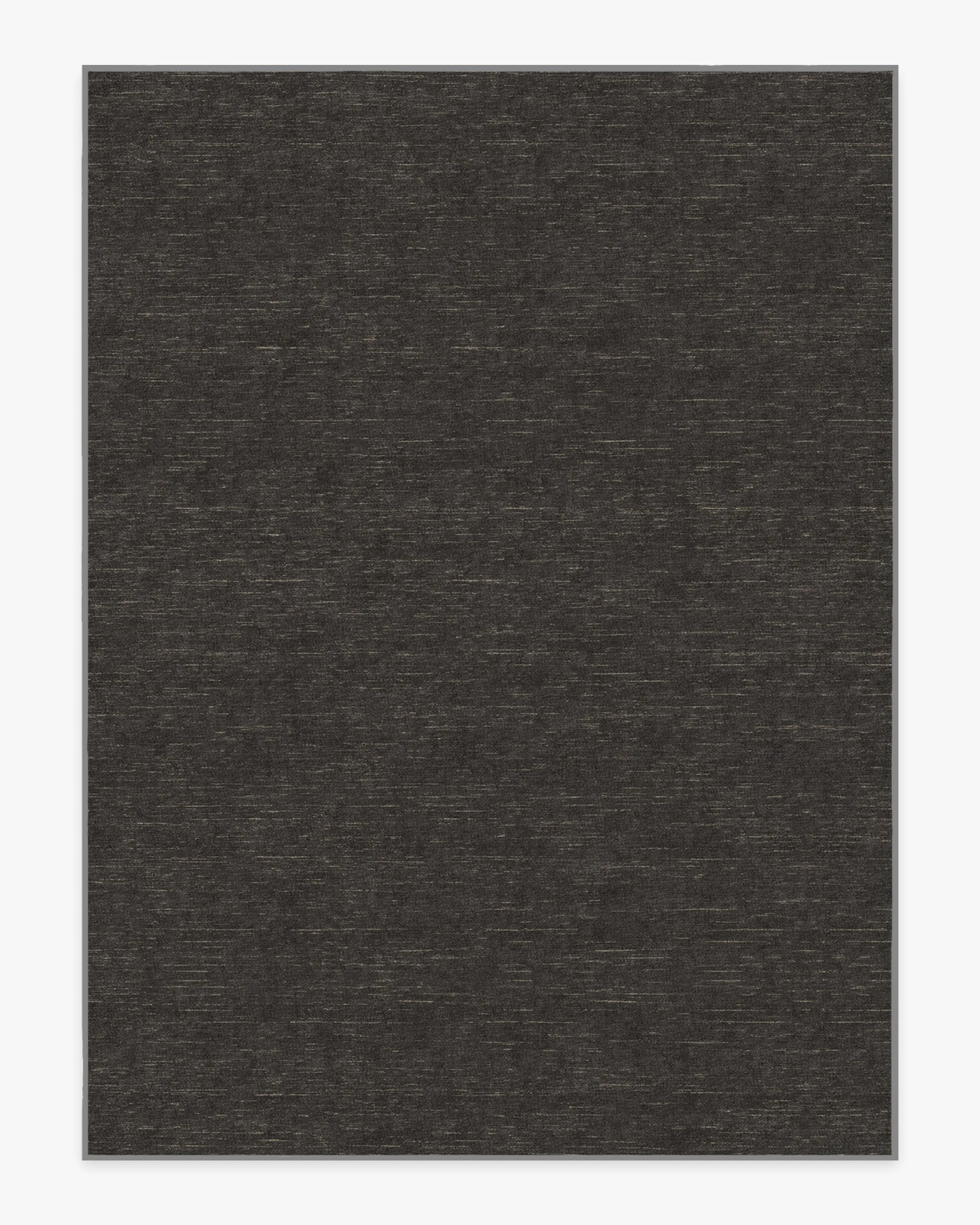 Melange Solid Charcoal Rug