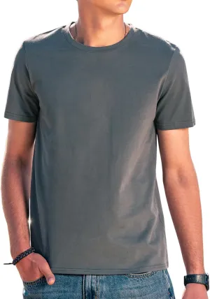 Men's Ice Silk T-Shirt, Quick Dry Casual Shirt, Classic Men's Solid Color T-Shirt
