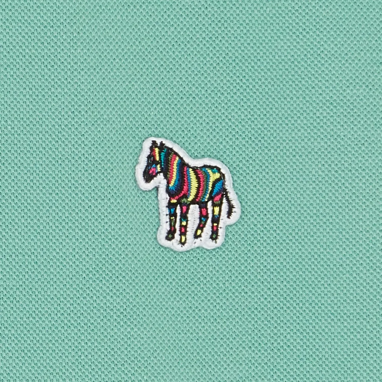 Paul Smith Ps Men's Organic Cotton Zebra Polo Shirt with Contrast Tipping