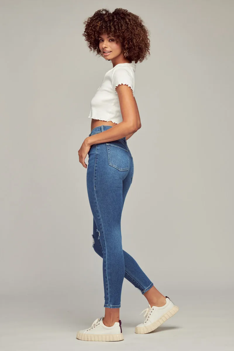 Stacey High Rise Ankle Skinny Jeans