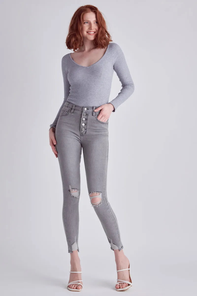 Stacey High Rise Ankle Skinny Jeans