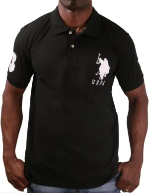 U.S. Polo Assn. Men's Solid Short-Sleeve Pique Polo Shirt