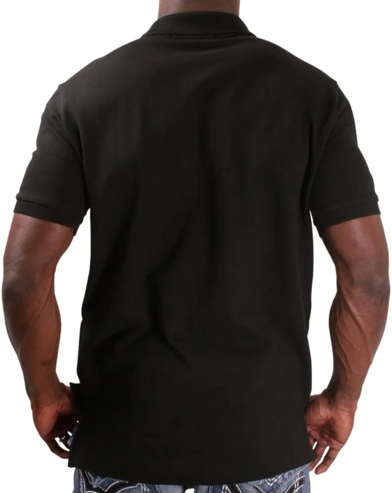 U.S. Polo Assn. Men's Solid Short-Sleeve Pique Polo Shirt